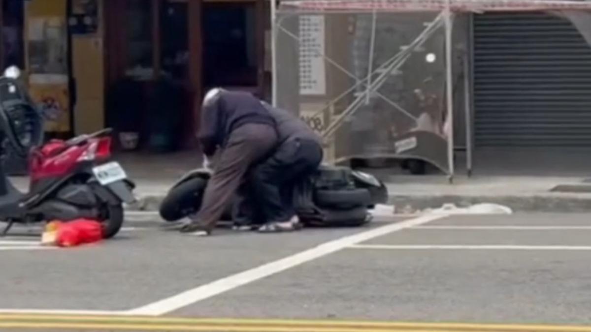 有片/合計148歲!台中2阿公騎車爆糾紛 街道當擂台開打
