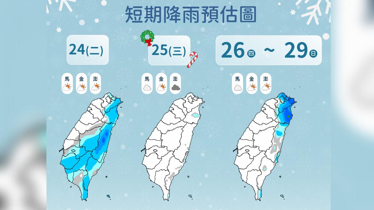 天氣／下班注意！北部留意局部降雨　冷空氣減弱今晚低溫稍回升