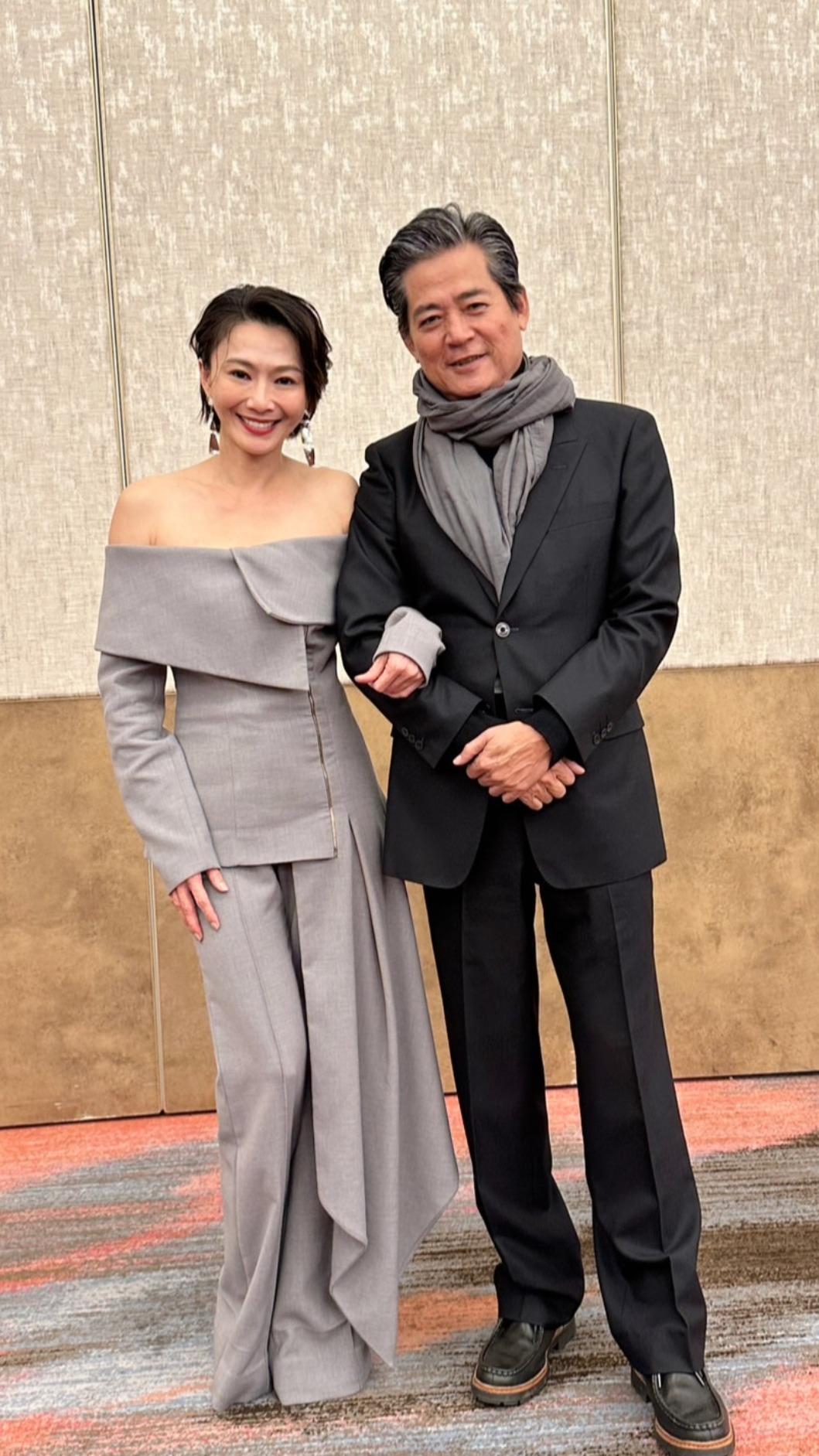 侯怡君(左)拍蕭大陸的戲有苦不敢言。(圖/民視提供)