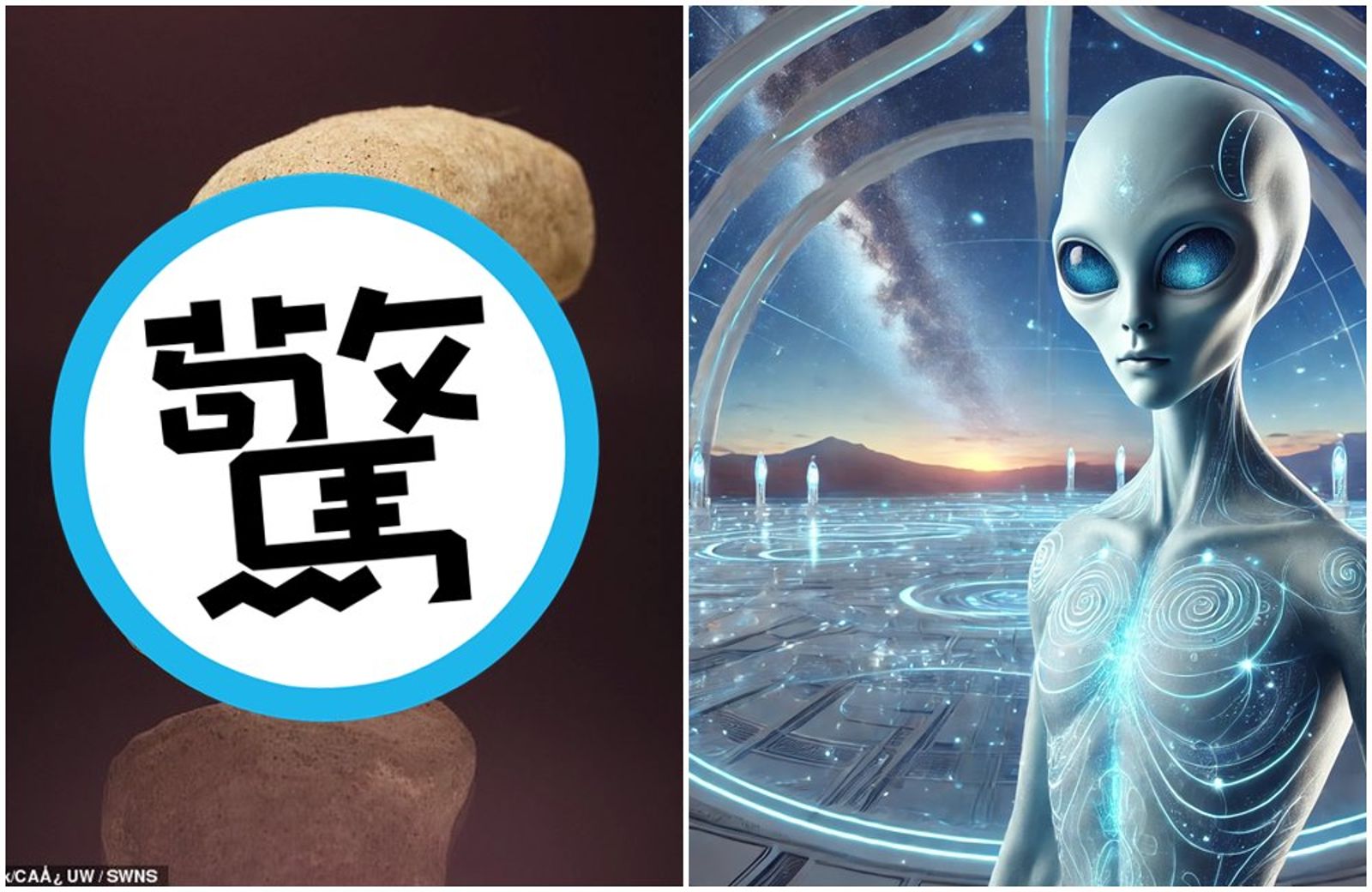 7000年前的外星人長這樣? 神祕石像出土!考古學家:令人震驚