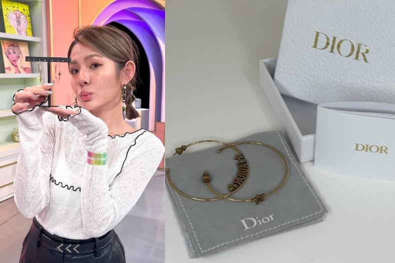 鮪魚：DIOR 耳環。（圖／女人我最大提供）