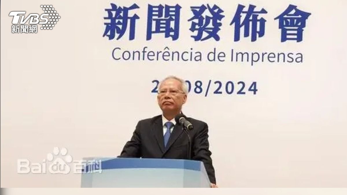 澳門新任特首岑浩輝。（圖／百度）