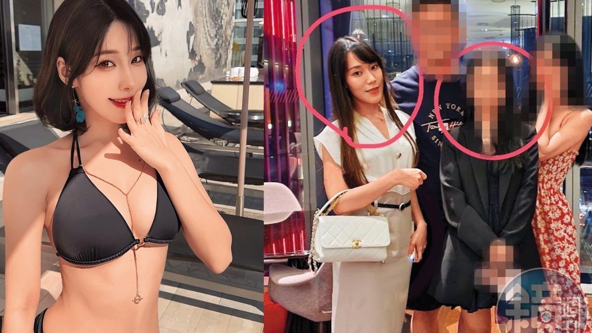 【揪姐妹陪睡富商】網紅奈奈子當富商小三　自組後宮團「4女共侍1夫」泡裸湯