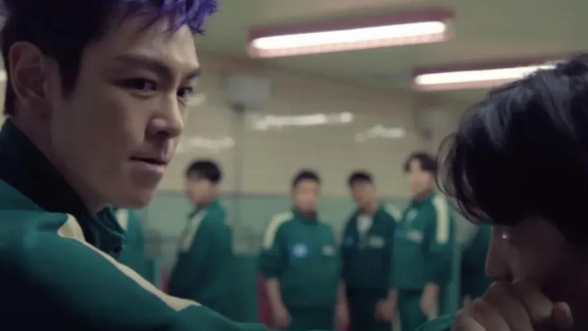 T.O.P.（本名崔勝鉉）參與《魷魚遊戲》第二季演出，卻沒有做任何宣傳。（圖／翻攝自Netflix YT）