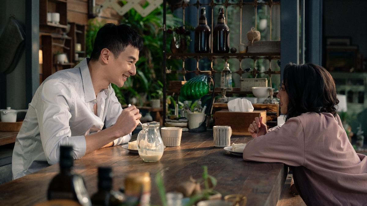張軒睿、韓寧合作《不愛,愛》培養出好交情。(圖/良人行、東森電視提供)