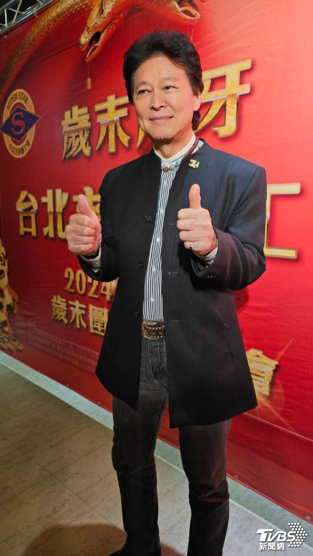 劉尚謙出席餐敘。（圖／林彥君攝）