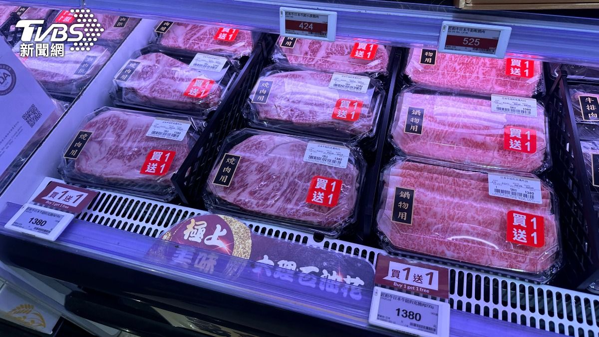 和牛買一送一。（圖／許稚佳攝）