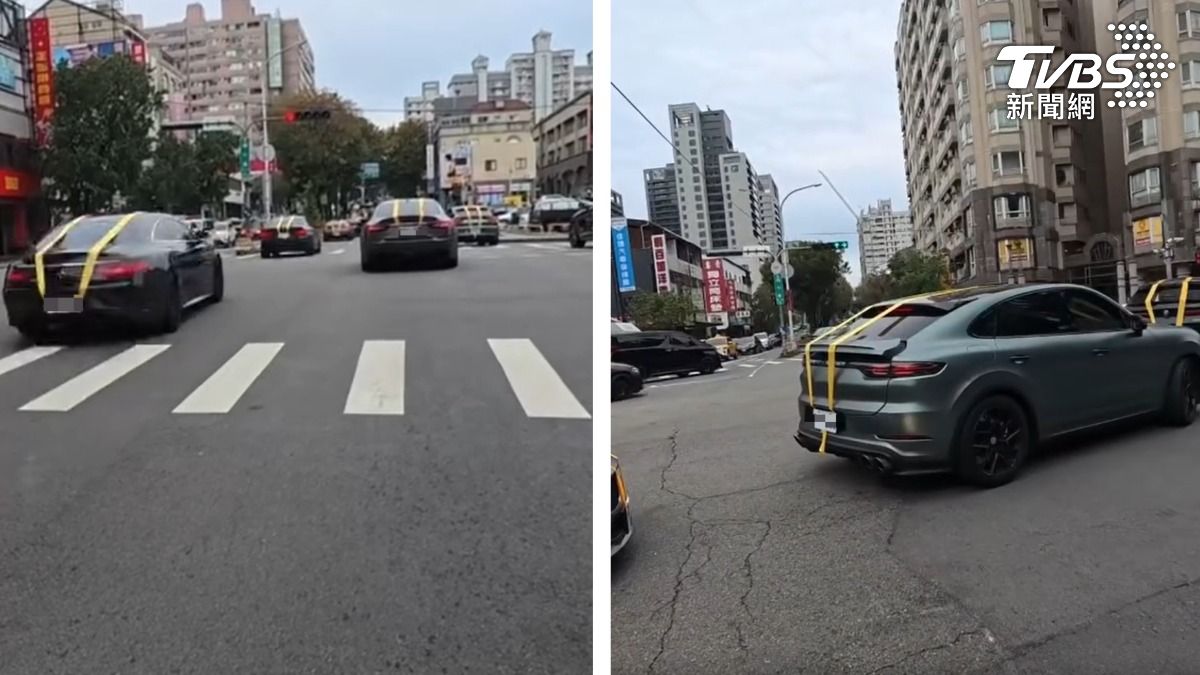 台中喪禮豪車車隊闖紅燈！民眾嚇壞不敢過　網酸：這樣開你家死人喔