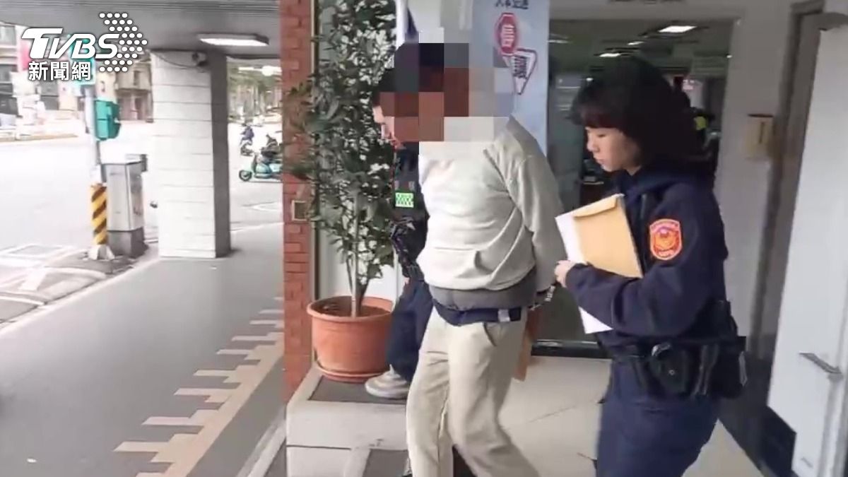 王姓男子被依恐嚇罪嫌移送法辦。（圖／TVBS）
