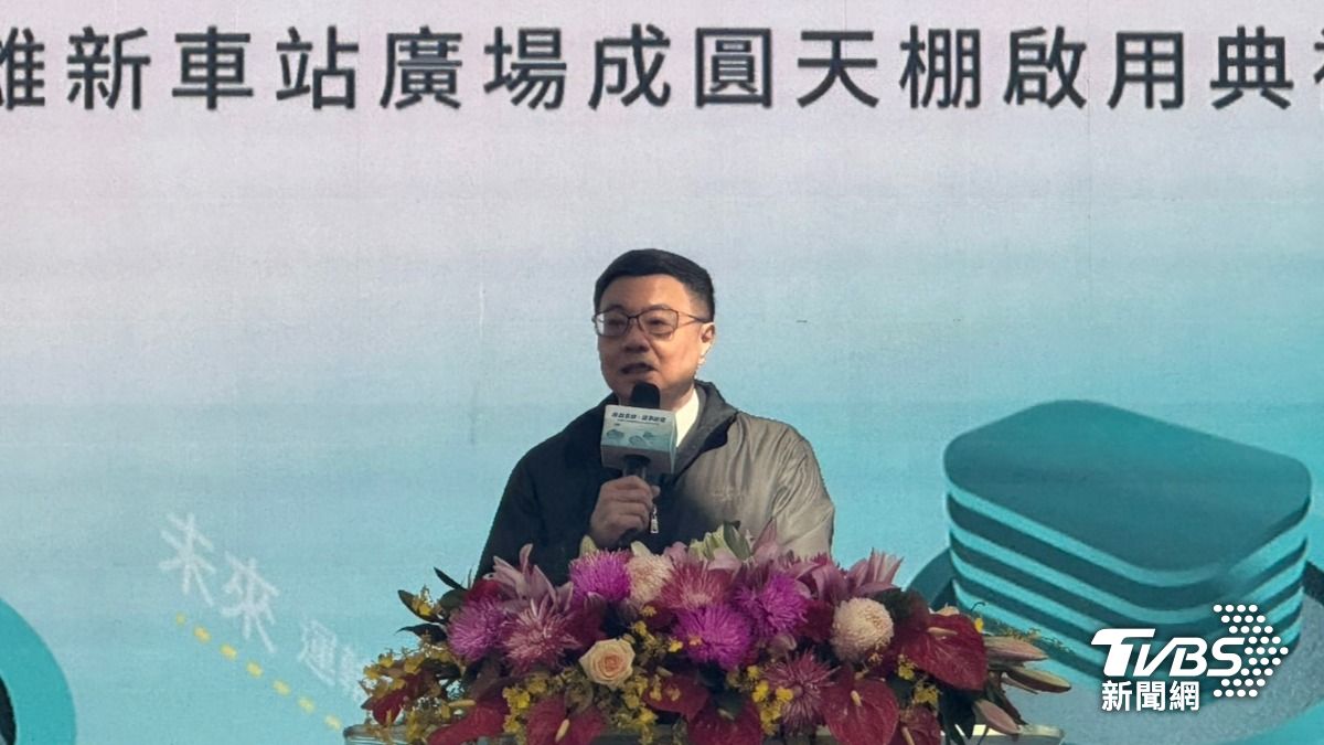 行政院長卓榮泰宣布高鐵延伸到高雄將採取高雄方案。(圖/林雅婷攝)