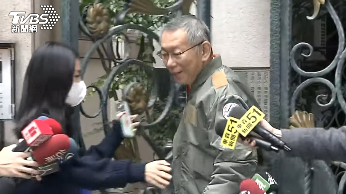 民眾黨主席柯文哲。（圖/TVBS）