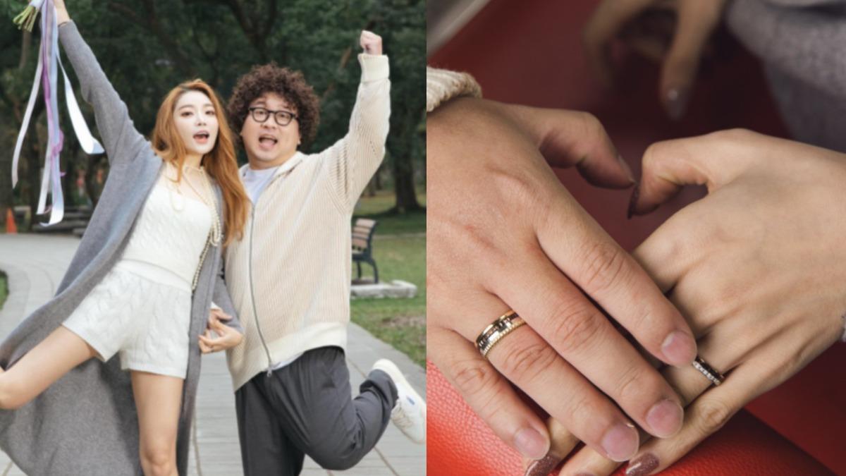 納豆結婚首發聲!曬對戒放閃:沒想過能娶老婆 依依鬆口「點頭原因」