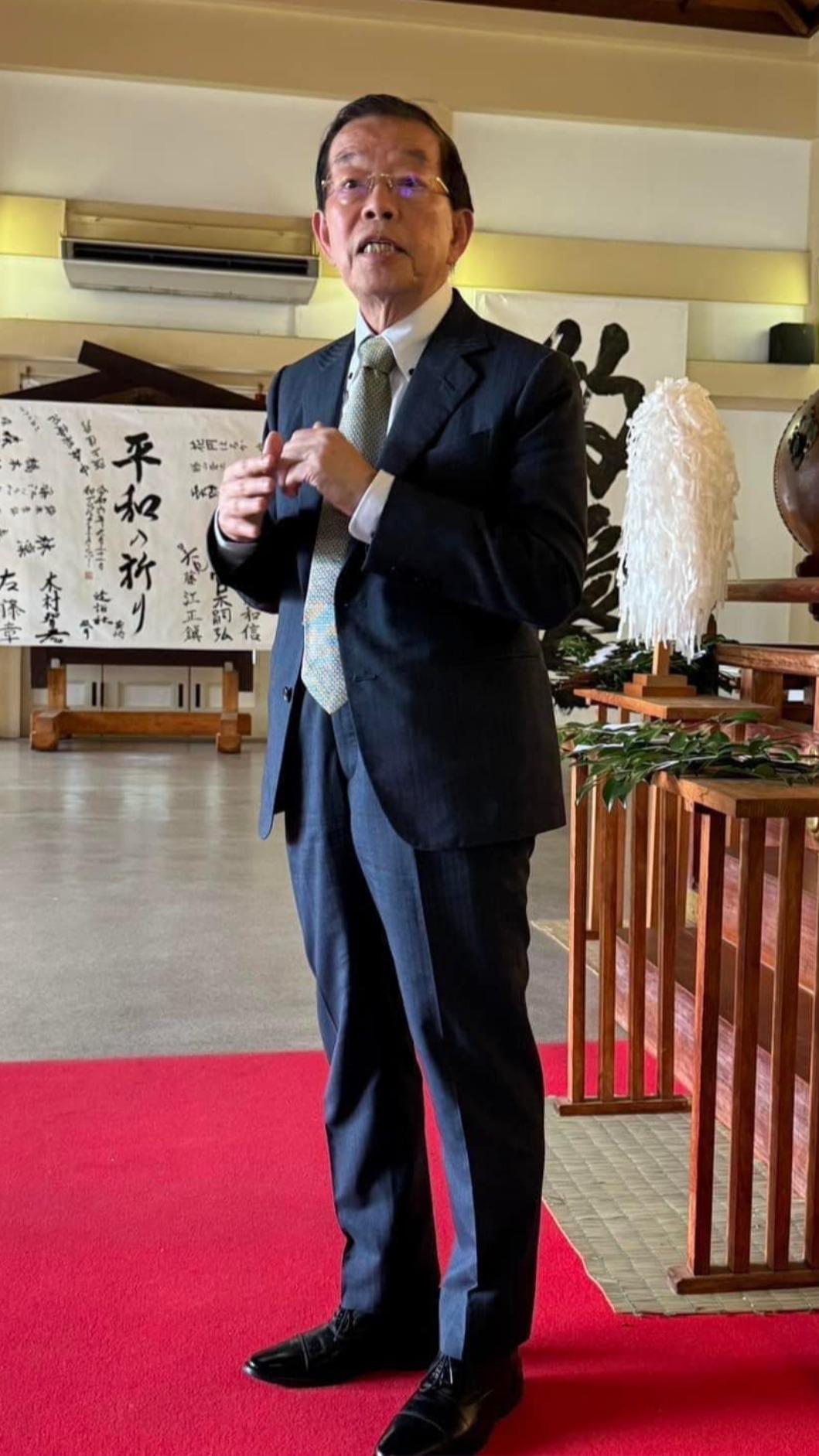 謝長廷斷言未來必爭議迭起。(圖/翻攝自謝長廷臉書)