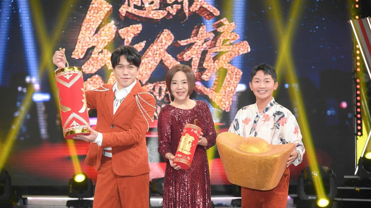 許志豪、于美人、蔡昌憲進棚錄製特別節目。(圖/三立提供)