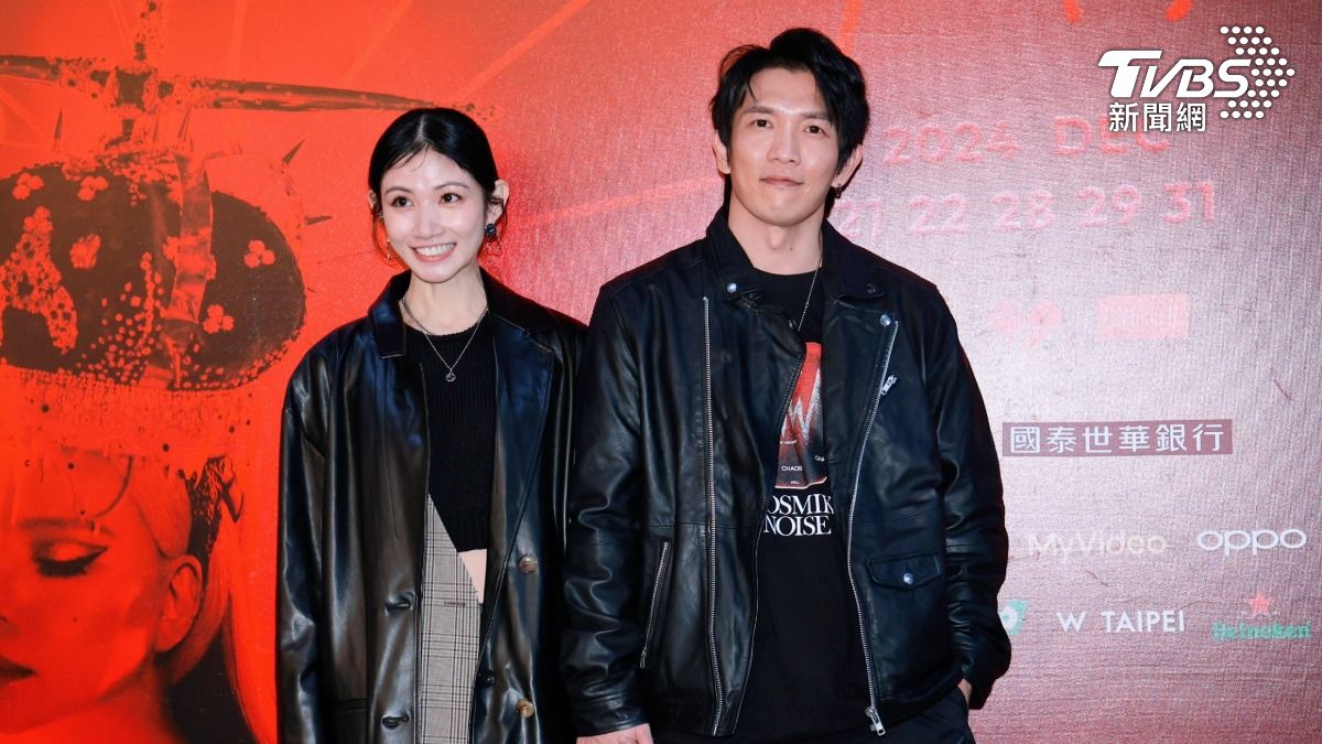 李千娜（左）和黃尚禾。（圖／趙世平攝）