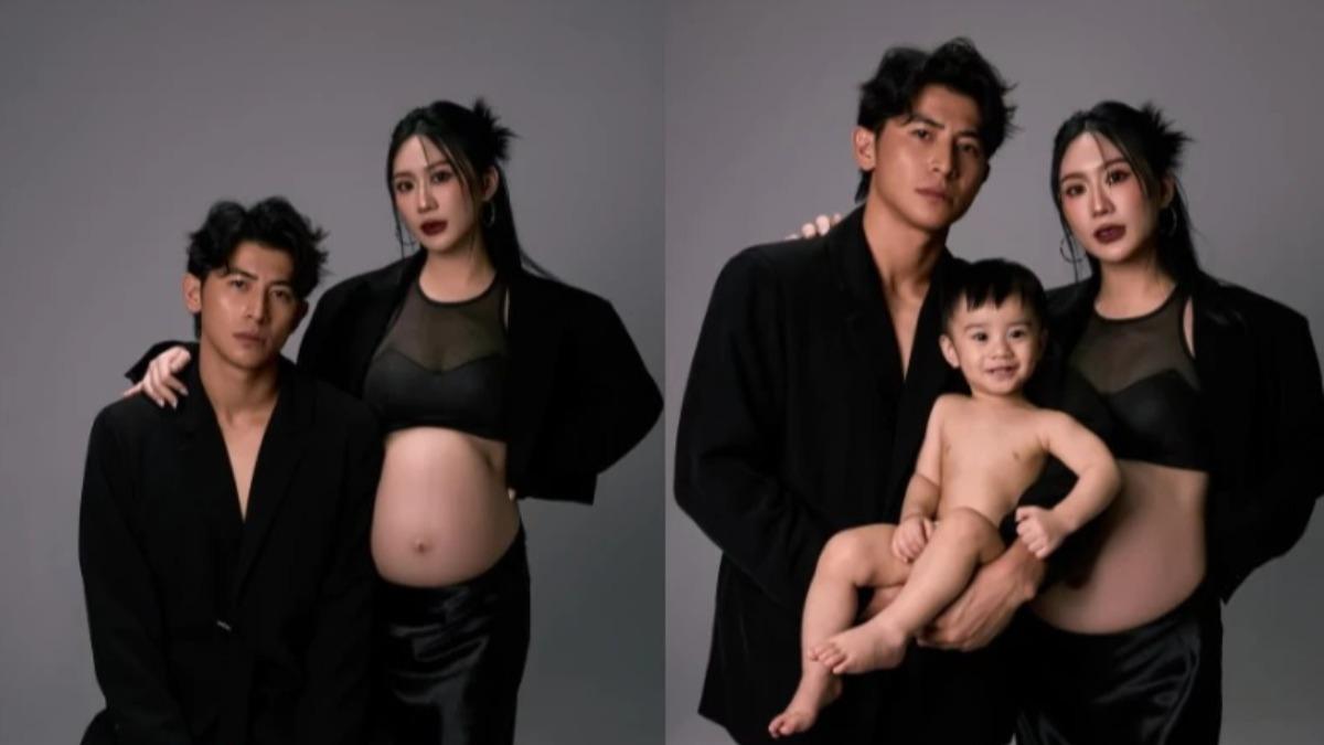 陳傑憲一家拍「孕婦寫真」！辣妻Hailey西外+Bra美翻