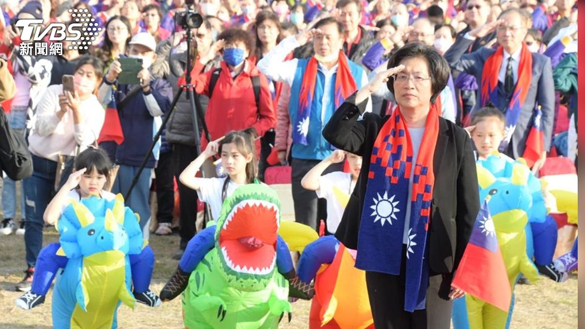 彰化元旦升旗首度舉辦鹿港體育場
