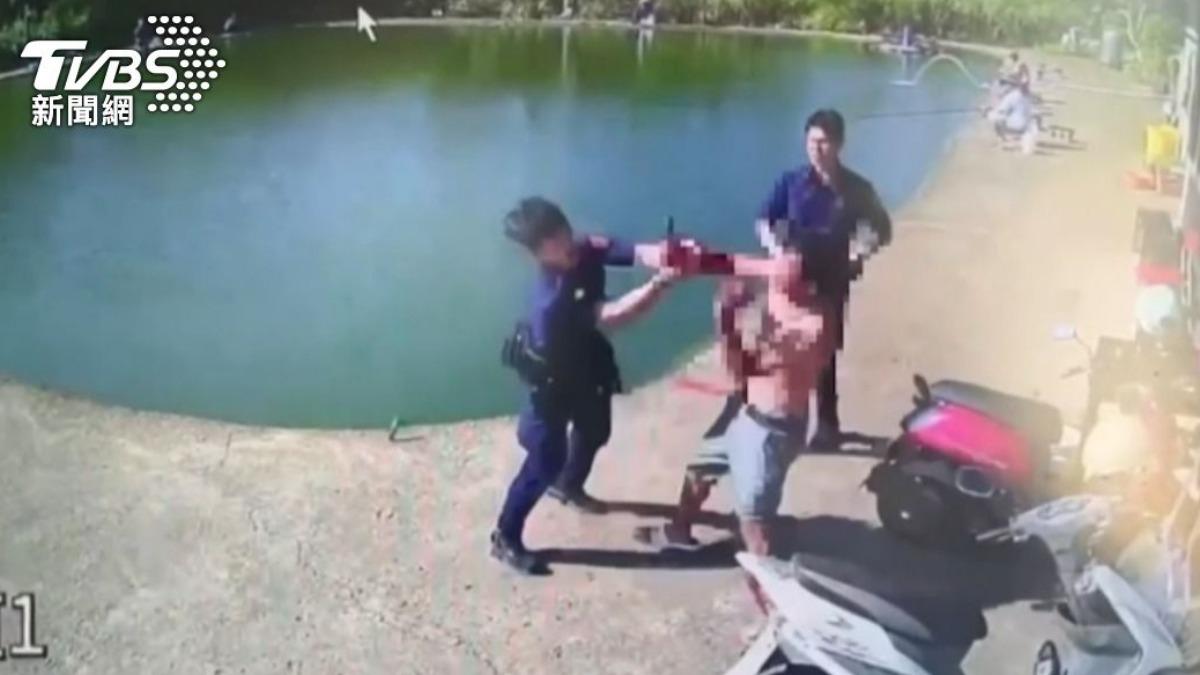 新北男酒駕還大鬧釣魚場 拿鐮刀襲警嗆「打死你」下場曝
