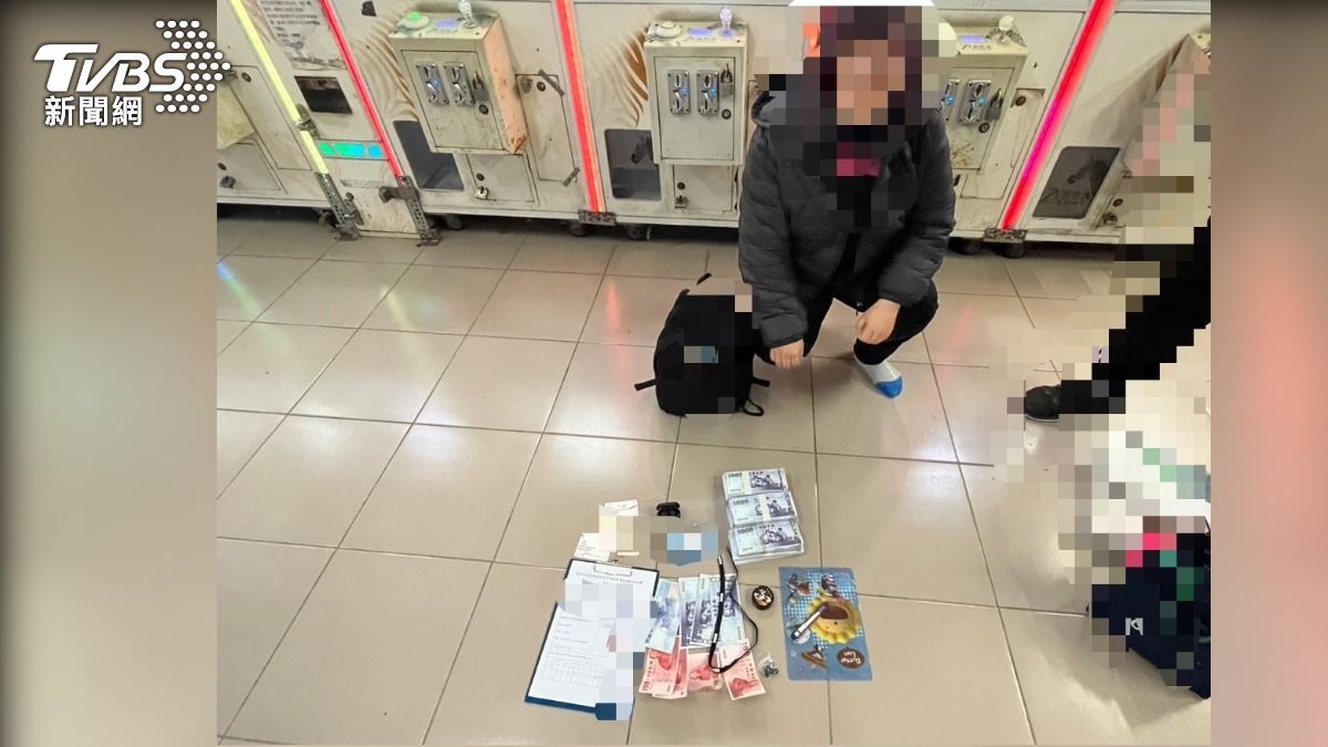 和美分局也將計就計埋伏，查獲28歲高姓女車手。（圖／TVBS）