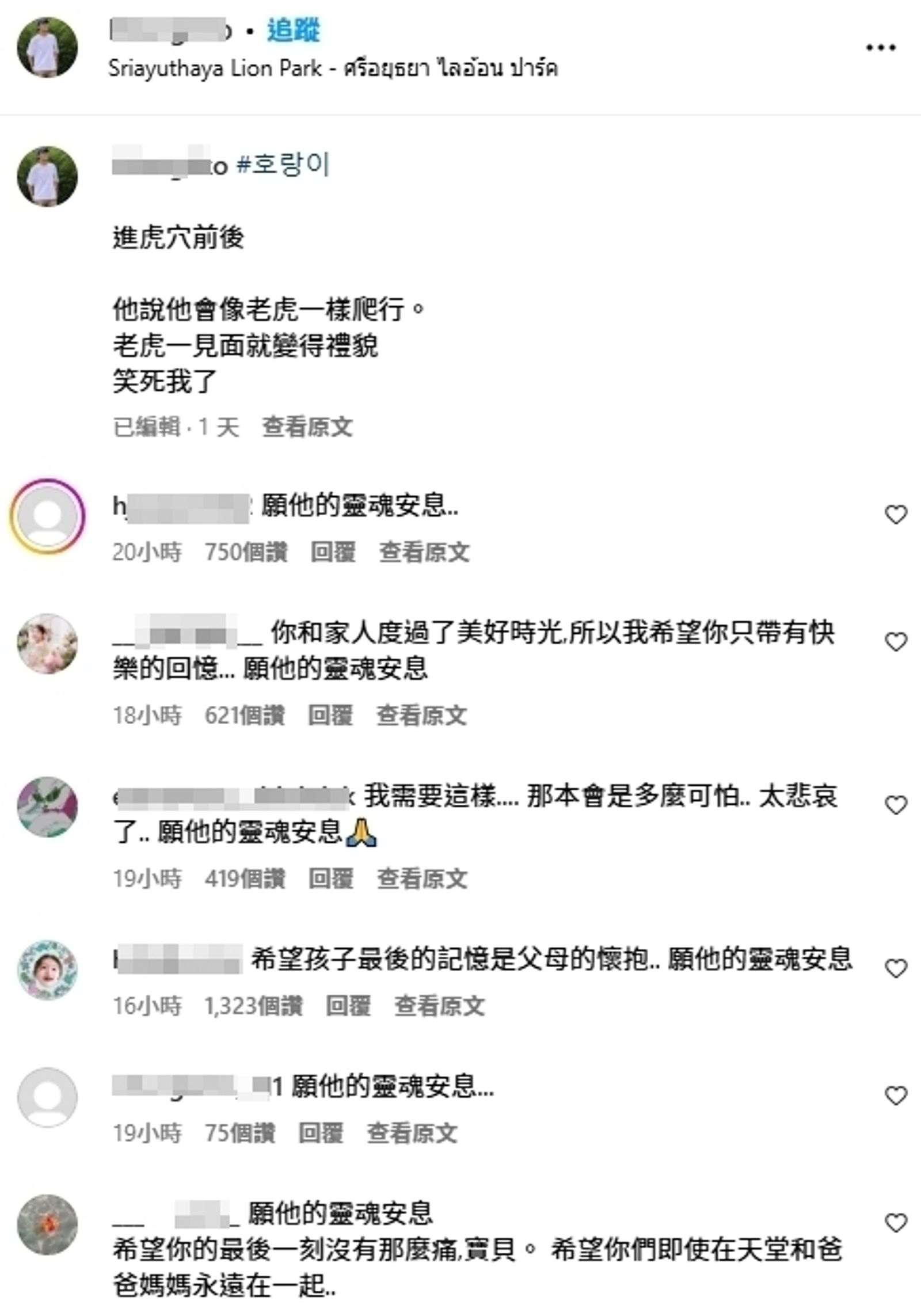 韓職起亞虎的公關行銷經理帶著妻小到泰國旅遊，未料回程發生撞機事故，他們的最後身影讓不少網友看了相當鼻酸。圖片留言經自動翻譯產生。（翻攝自Instagram）