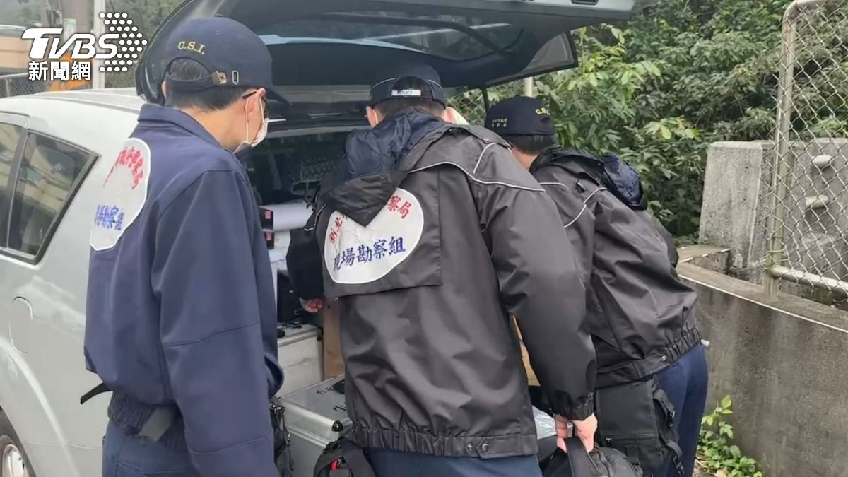 警方勘驗。(圖/TVBS)