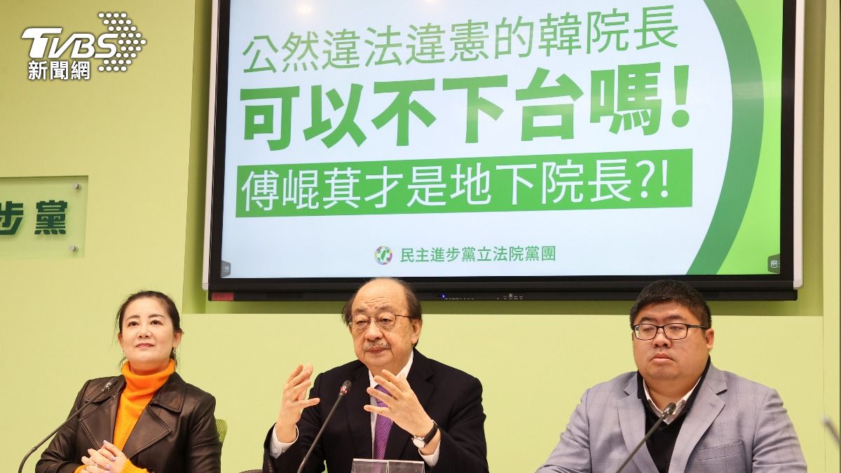 揚言「罷免韓國瑜」！柯建銘怒批他違憲　國民黨：不容惡意抹黑