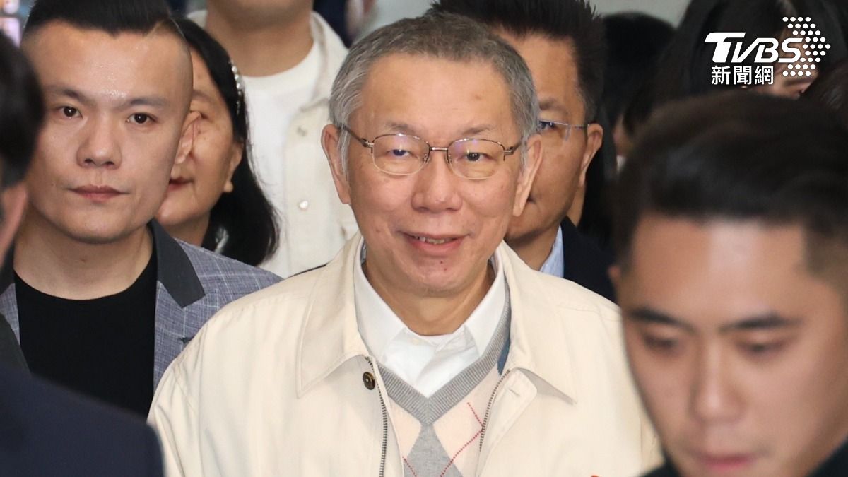 民眾黨主席柯文哲近日涉貪遭起訴。（圖／潘建樺攝）