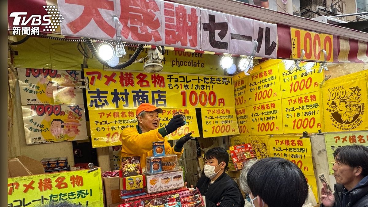搶辦年貨!東京上野阿美橫商店街「估5天湧入200萬人」