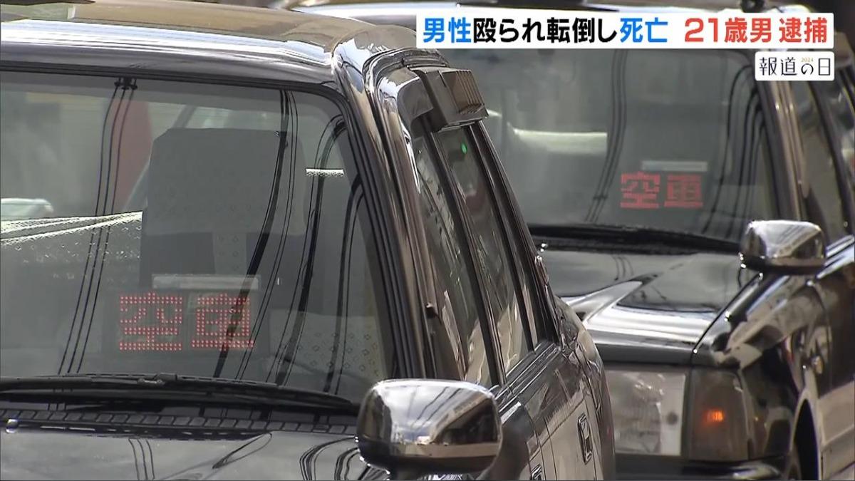 大阪驚傳兩男「搶計程車」口角釀成命案。（圖／翻攝自MBS NEWS）