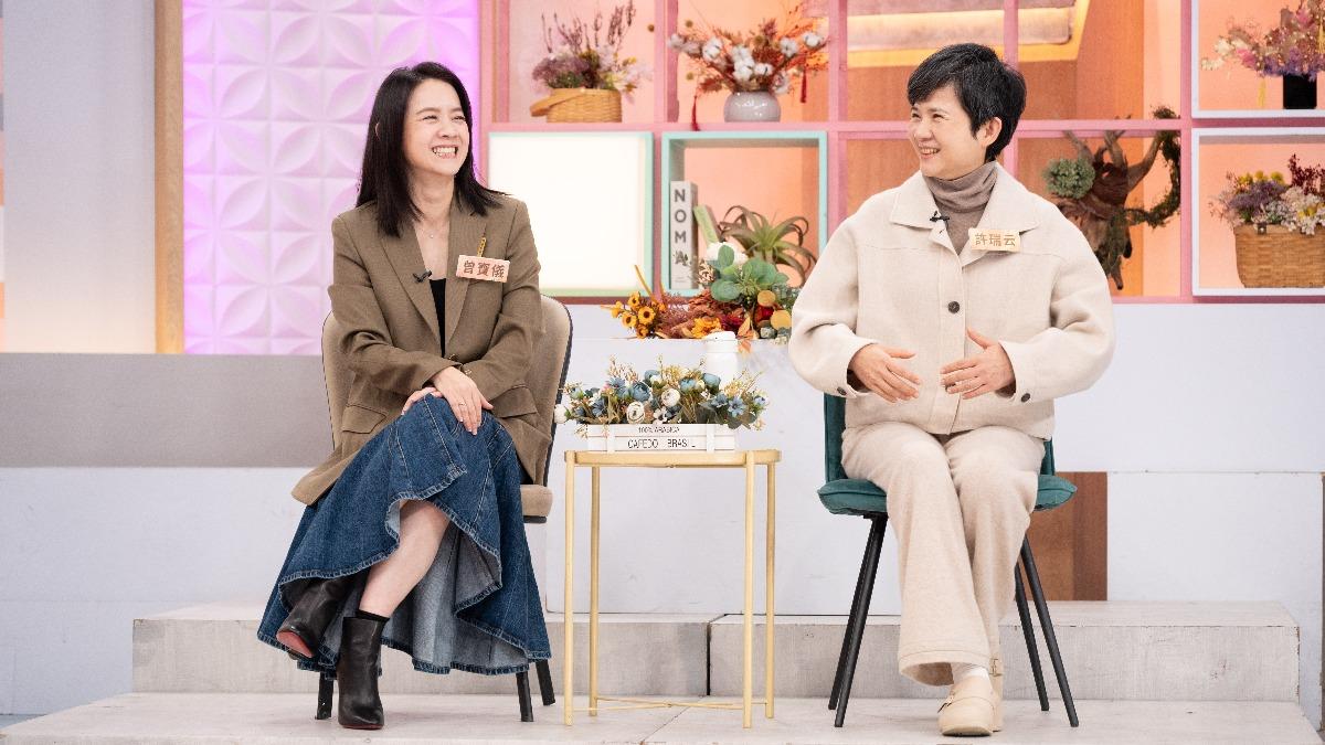 曾寶儀和許瑞云日前一起上節目。（圖／東森綜合提供）