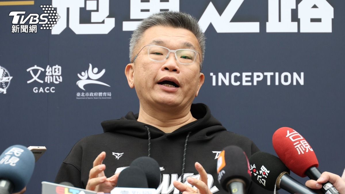 中職會長蔡其昌。(圖/潘建樺攝)