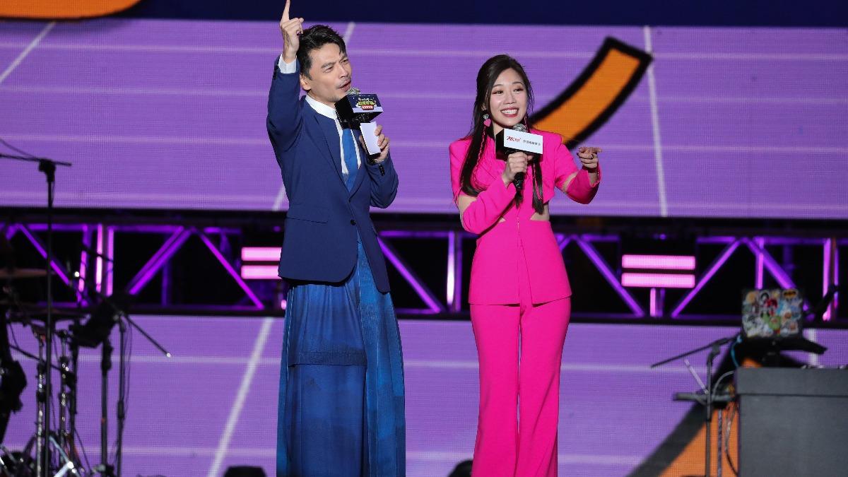 阿Ken、蔡尚樺接下主持重擔。（圖／台中市政府提供）