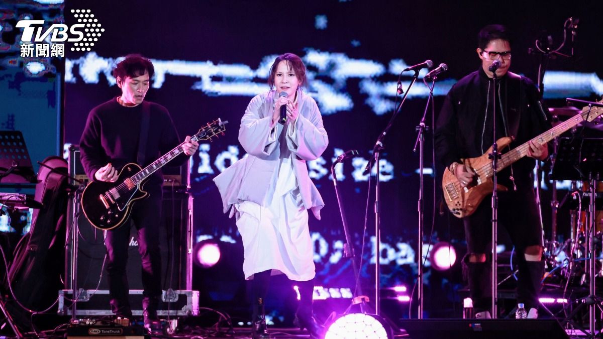 搖滾女王楊乃文。(圖/趙世平攝)