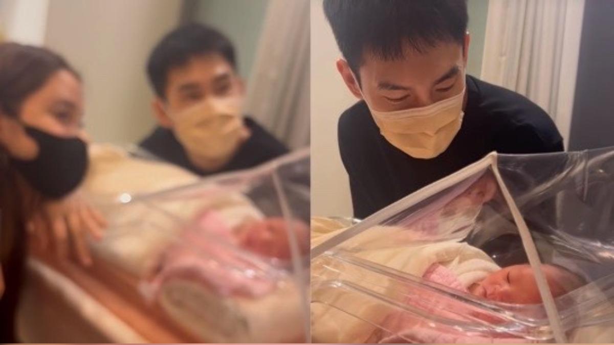 快訊／一家三口首同框！歐陽妮妮升格當媽「愛兒正面照」公開