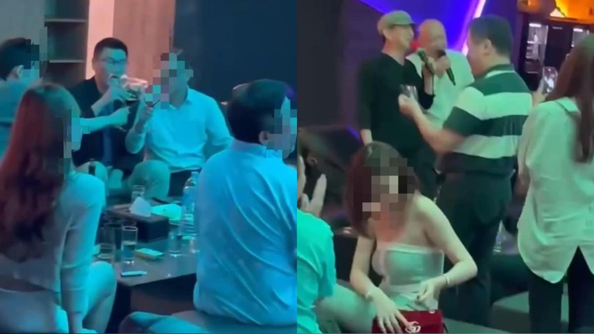 徐巧芯爆香肩辣妹伴「百億賭王」林秉文招待所嗨唱 梁文傑也在場