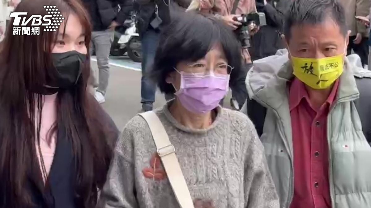 陳佩琪僅待了10分鐘就離開北所。(圖/TVBS)