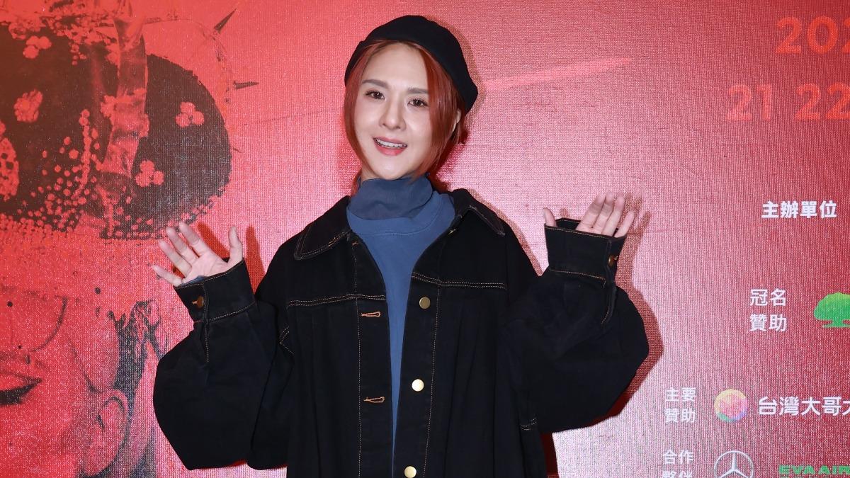郭靜日前朝聖張惠妹大巨蛋演唱會,聽到〈身後〉時痛哭流涕。(圖/黃城碩攝)