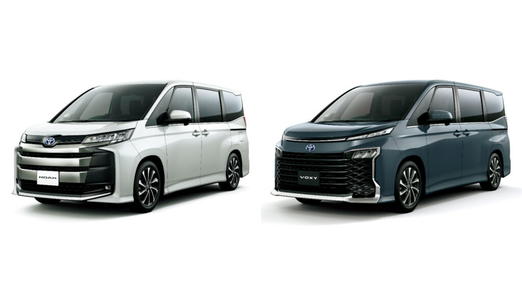 第2、3名的Noah、Voxy，兩車款互為雙生車，提供1.8 Hybrid與2.0自然進氣引擎。（圖／Toyota提供）
