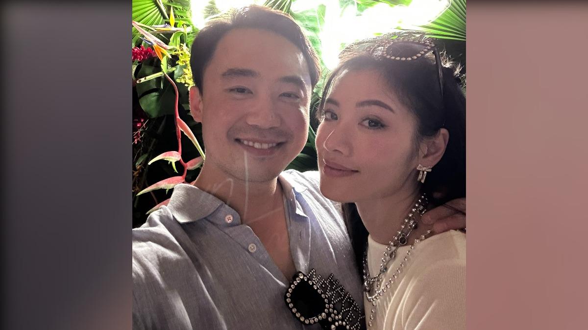薄瓜瓜甜曬摟妻自拍照賀新年 老婆顏值被讚爆:極品