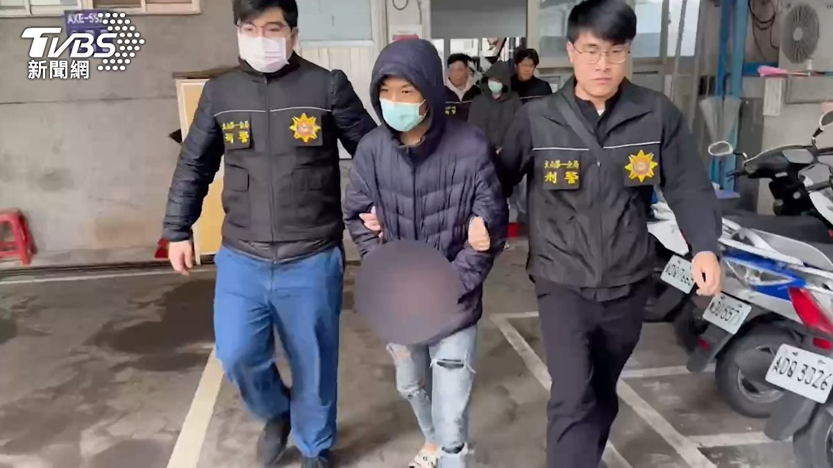 警方將馬姓雙胞胎兄弟檔等3人移送法辦。(圖/TVBS)