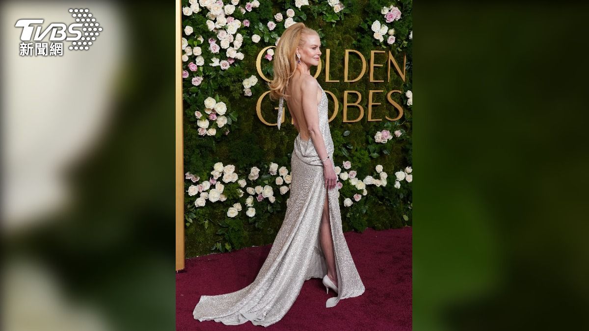 2025金球獎妮可基嫚(Nicole Kidman)。(圖/達志影像美聯社)