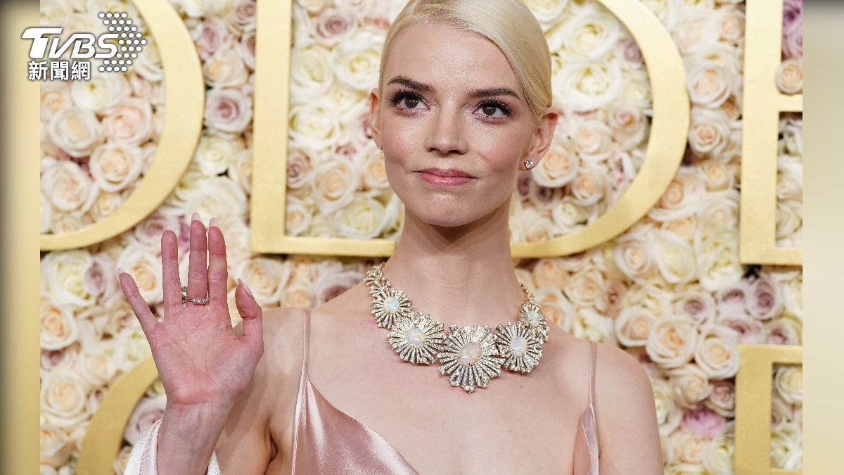 2025金球獎安雅泰勒喬伊(Anya Taylor Joy)。(圖/達志影像美聯社)