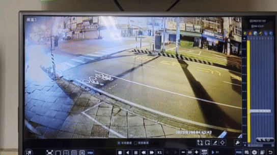 有片／屏東轎車酒駕撞行人道「車頭變形」　駕駛茫下車咆嘯