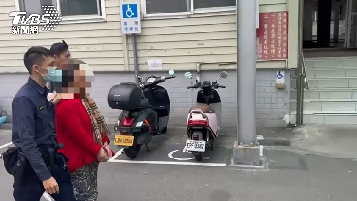 退休女警當車手，警訊後將她移送法辦。（圖／TVBS）