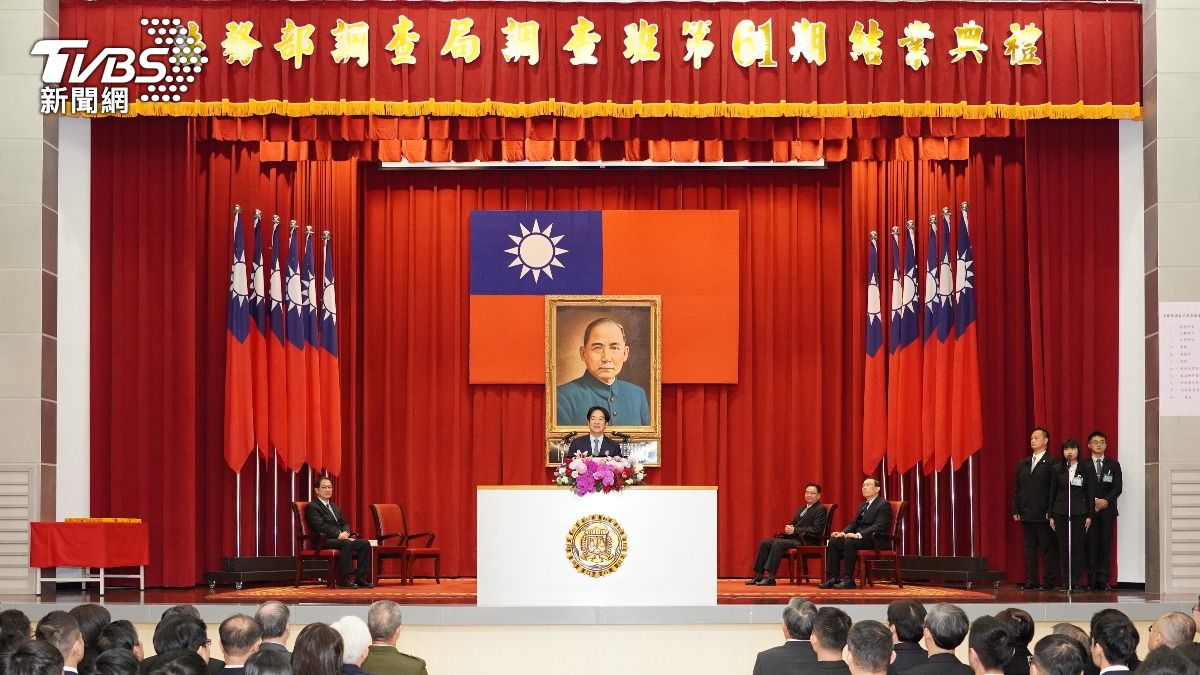 總統賴清德致詞。(圖/TVBS)