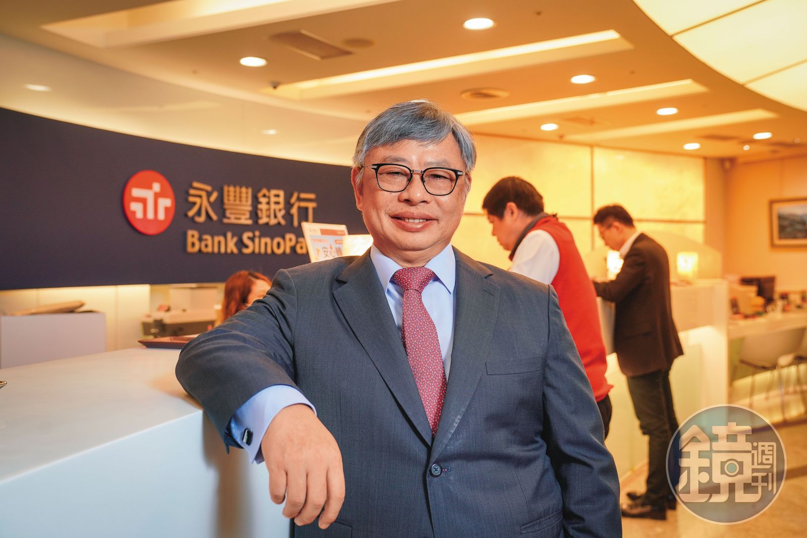 永豐金併購京城銀主談人是朱士廷,他認為這次收購價划算沒買貴。(圖/鏡週刊)