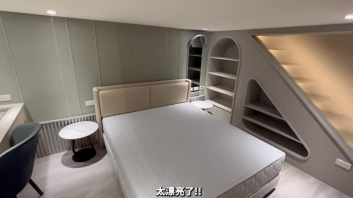 第二間臥室。(圖/翻攝自南珉貞YT頻道)