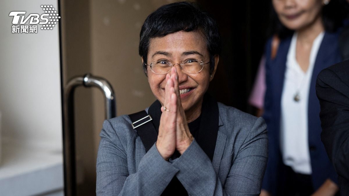 雷莎(Maria Ressa)。(圖/達志影像路透社)