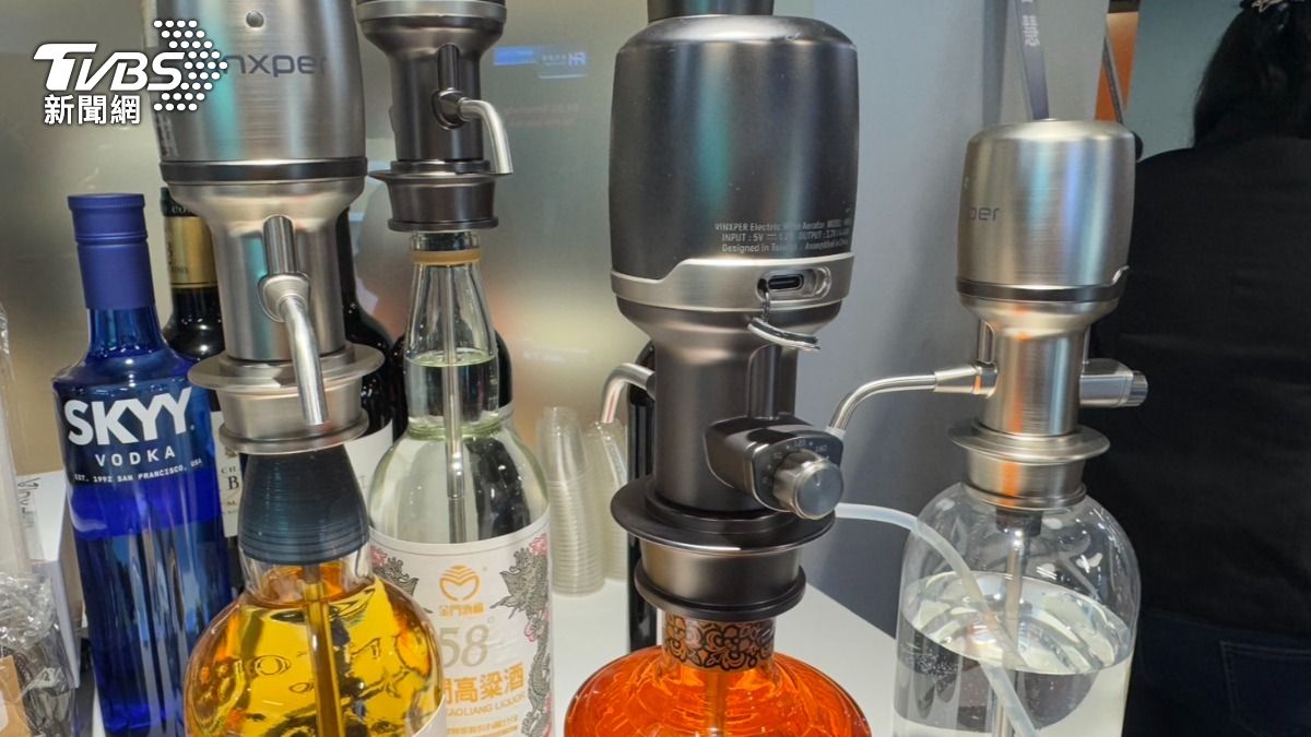 CES／科技侍酒師！台灣品牌Vinxper創曝氣技術可「瞬間醒酒」　