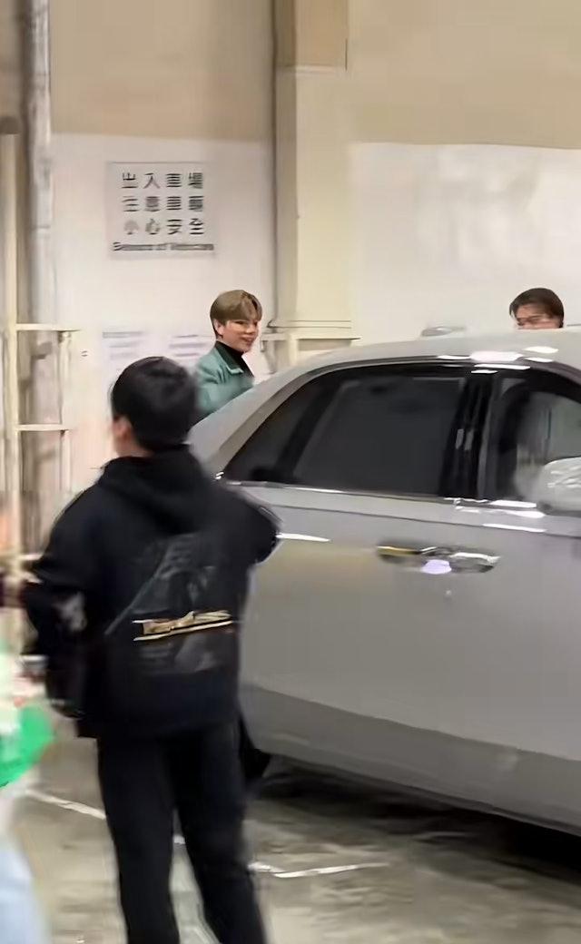 張敬軒新車曝光。(圖/翻攝自小紅書)